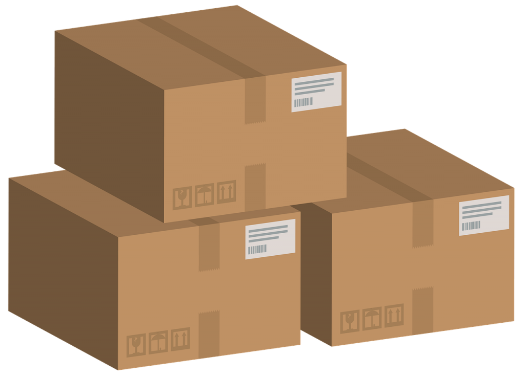 carton, boxes, set