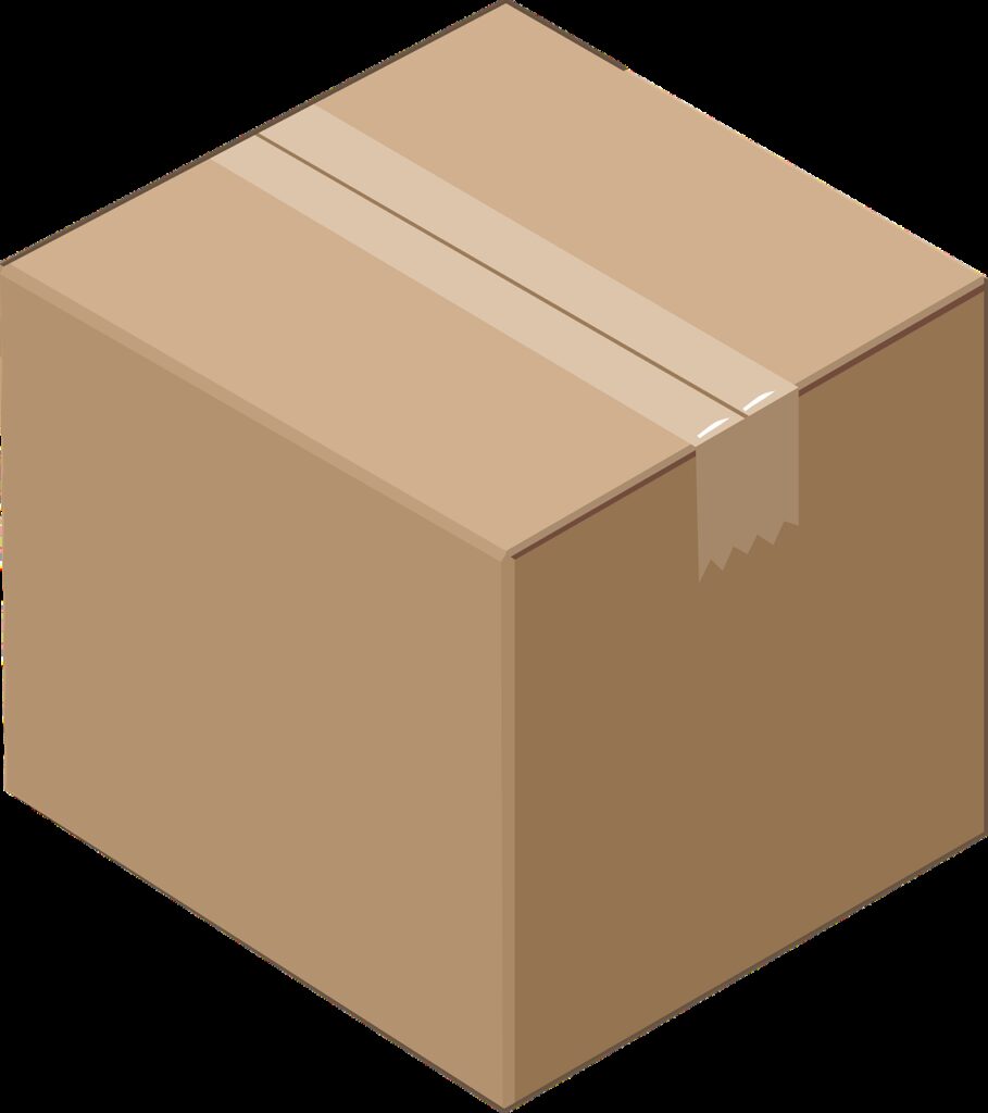 box, cardboard, cube